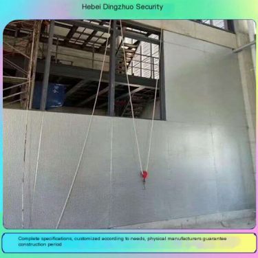 DZ 9.5mm Thick Fiber Cement Composite Steel Plate Explosion proof Wall Manufacturer Workshop Steel Explosion proof Wall Construc
