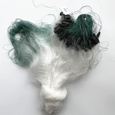 Huaiyu 1-2 meters high 50 meter long rapids net rapids fishing net 1.5 meters 4 fingers 50 meters white silk three-layer rapids