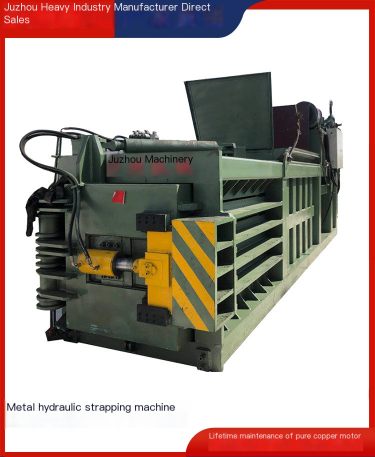 Small horizontal hydraulic baler for scrap metal briquetting machine steel wire/sheet metal/can briquetting equipment