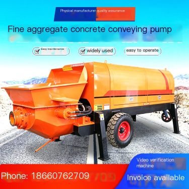 fine aggregate concrete delivery pump large aggregate pumping equipment bridge tunnel slope protection pouring trailer pump