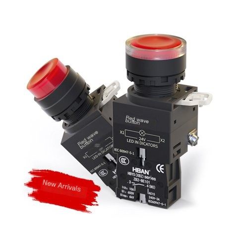 Plastic button switch HBY5-KA series (plastic head) provides efficient and reliable products