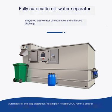 304 stainless steel PLC remote control hotel kitchen high-efficiency oil separation tank for fully automatic oil separation lift