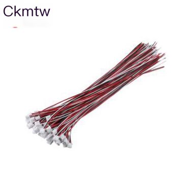 CanKemeng XH2.54 Electronic Wire Terminal Wire Single Head Tin Plated 30CM Color Wire 3P