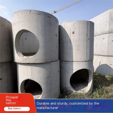 Reinforced concrete cable well prefabricated finished product for communication engineering, sturdy, durable, compressive streng