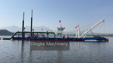 Shooting suction sand suction ship, cutter suction dredger, multifunctional river, reservoir, lake dredging equipment, small dre