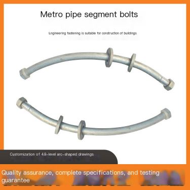 4.6-12.9 grade 8.8 Dacromet product length 340 national standard carbon steel tunnel segment bolt
