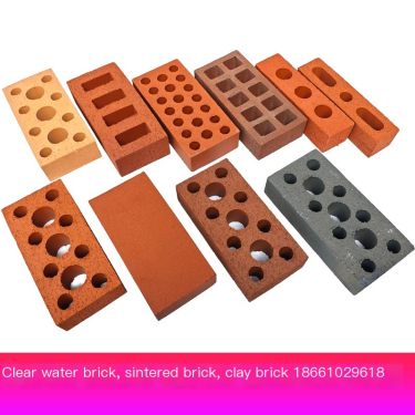 Custom shaped decorative wall hollow porous brick landscape wall ceramic brick curtain wall block clear water brick