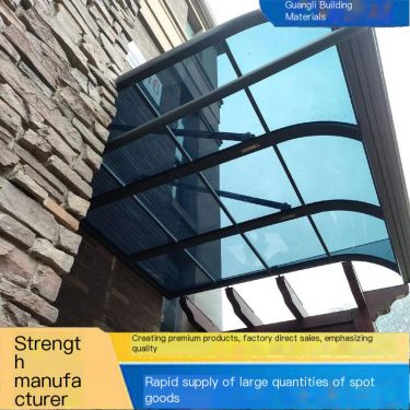 Transparent solid endurance board B1 level fireproof polycarbonate board daylighting board daylighting tile supports cutting and
