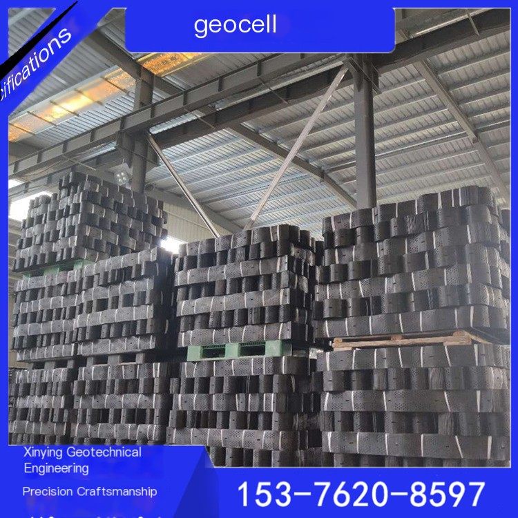 HDPE three-dimensional geogrid for grass planting and slope protection honeycomb constraint system in geogrid room
