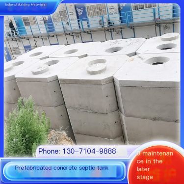 Local manufacturers can customize concrete composite septic tanks with good quality and no leakage