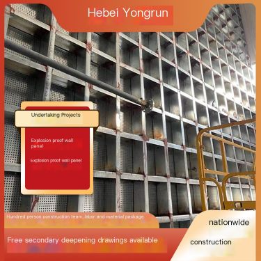 Explosion proof pressure relief wall and blast resistant wall manufacturer of single and double 3-layer fiber-reinforced cement