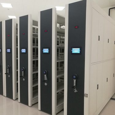 Design and Installation of Mobile Archive Dense Rack Computer Controlled Intelligent Dense Cabinet Office Cabinet