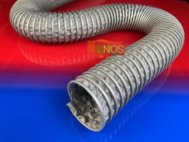High temperature resistant smoke exhaust pipe, industrial universal smoke exhaust hose, thickened hot air resistant pipe