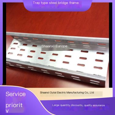High quality cold-rolled steel heat dissipation hole design load for tray type steel bridge