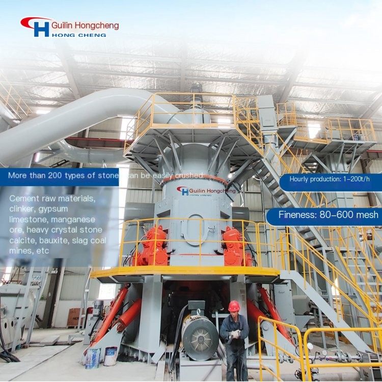 Large vertical mill for producing ultra-fine steel slag powder, 1.5 million tons vertical mill, Hongcheng Machinery