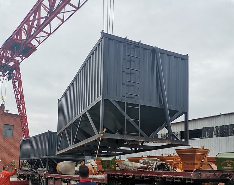 Manufacturer of mobile small cement storage tanks for horizontal cement tanks without foundation cement silos