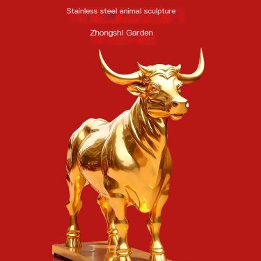 Stainless Steel Animal Sculpture Customization Imitation Stainless Steel Sculpture Manufacturer Large Animal Sculpture Manufactu