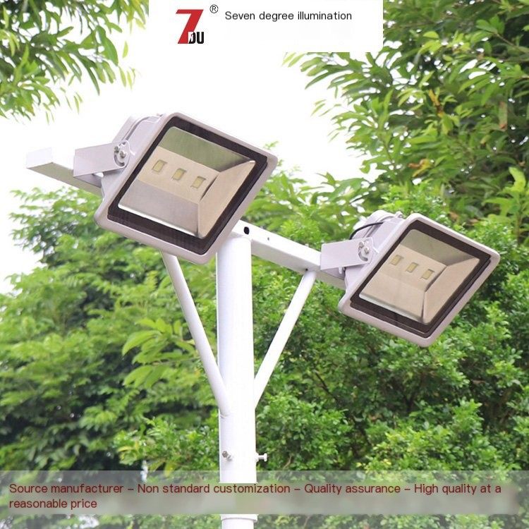 12 meter LED high pole light stadium light community outdoor stadium lighting scheme customized with seven degree lighting accor