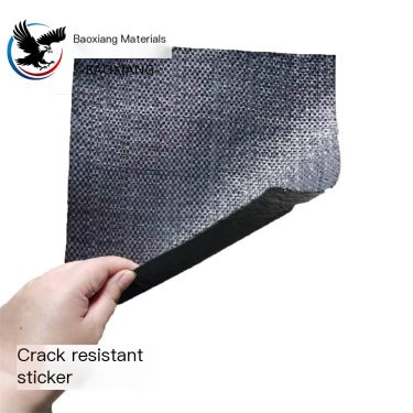 Crack prevention sticker for asphalt pavement white to black project crack prevention sticker for highway maintenance self-adhes