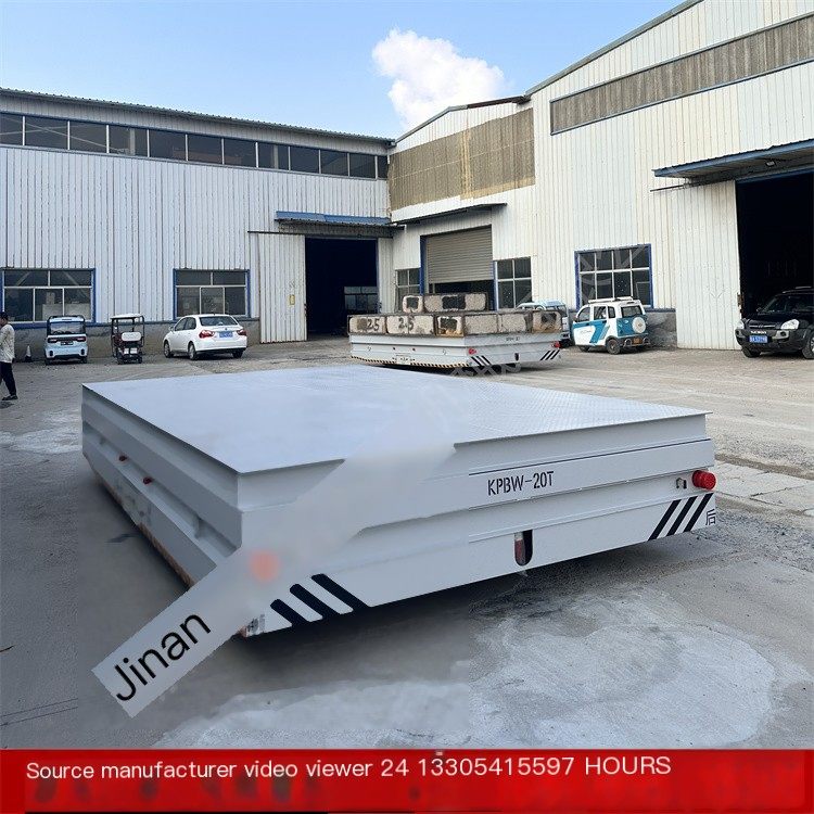 Boyu 20 ton omnidirectional transverse electric flat car battery workshop cross over car turning ground flat car for home delive