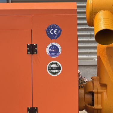 Large flow self-priming 1000 1500 cubic meter mobile diesel water pump truck mobile pump station Dazhe Power bulk export