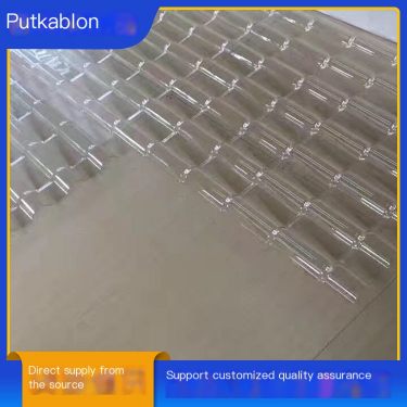 PC fully transparent daylighting tile daylighting roof wave corrugated board sunshine board canopy plastic tile Putacabulon
