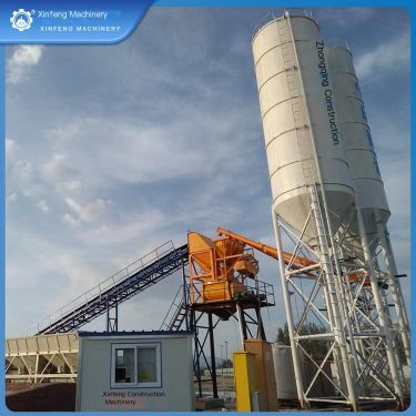 Xinfeng Construction Machinery Concrete Mixing Plant Equipment Complete Production Line produces 60m ³ concrete mixing equipment