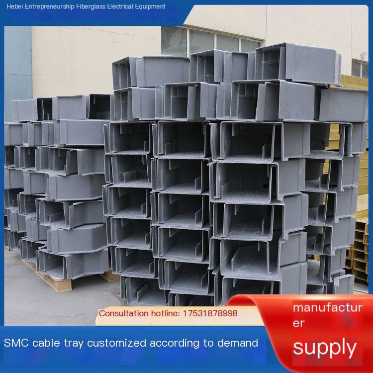 Jichuang Production of Cable Trough and Cable Conduit Box Molded Composite 150 * 100 Trough Box