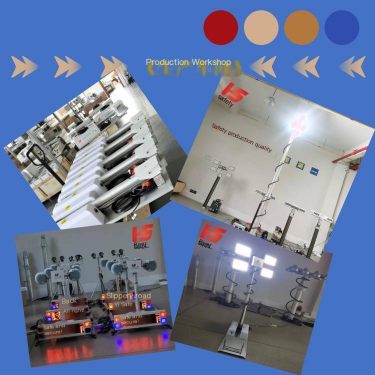 High power LED lifting light - electric lifting light, technical parameters
