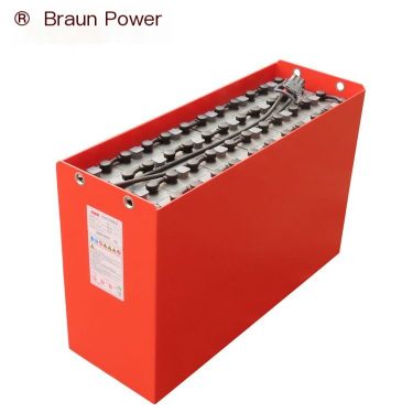 Linde R16N Battery Capacity 48V600Ah Forward Moving Forklift Battery Installation Drawing 4PZSH600