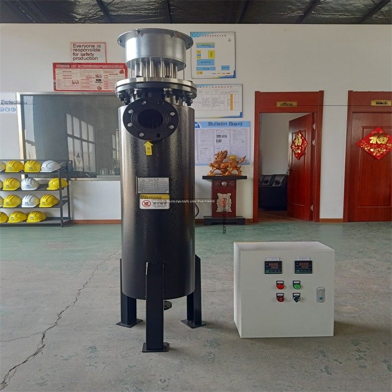 High temperature and high pressure electric heater, steam nitrogen mixed gas heating, explosion-proof vertical pipeline heater