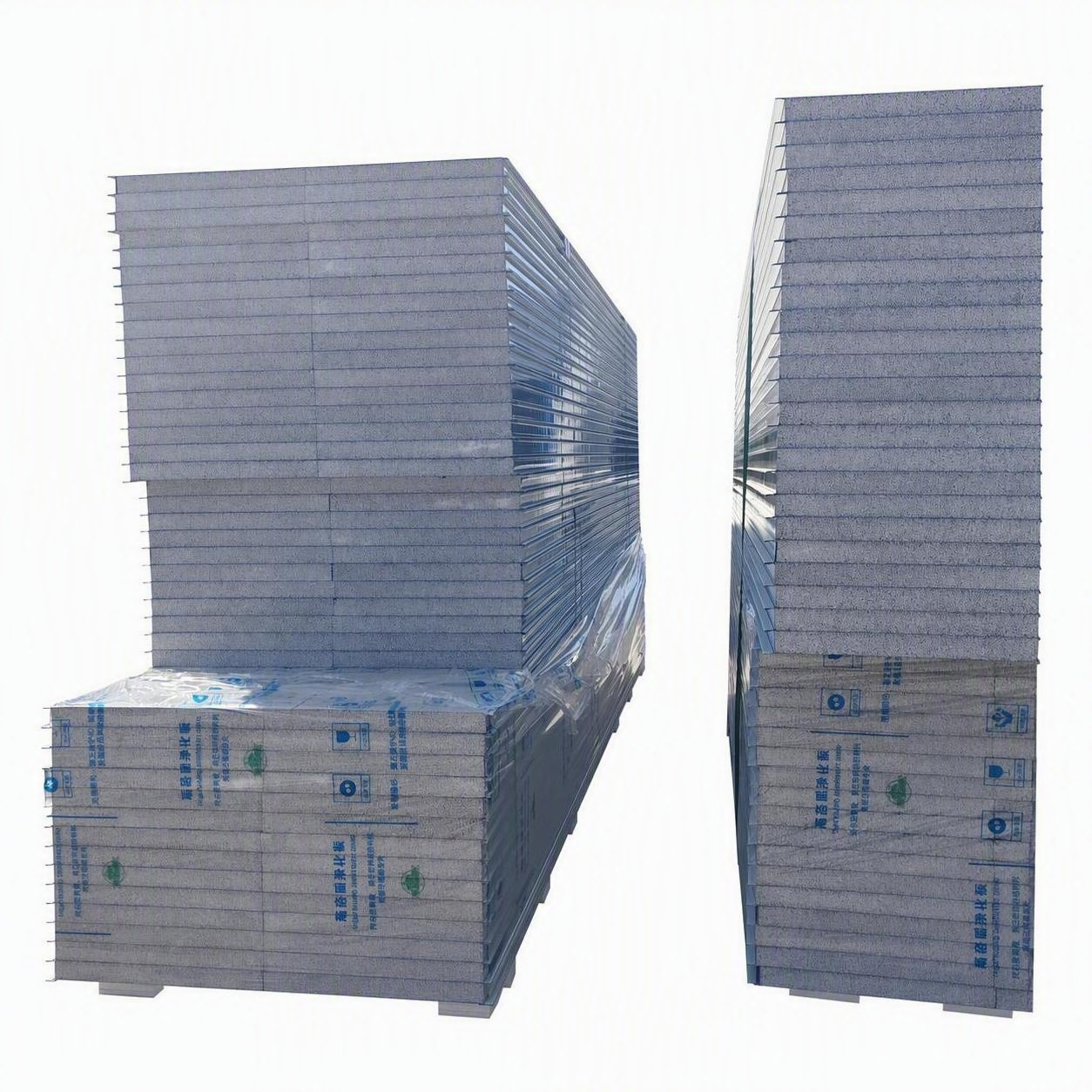 Silica Rock Cleanroom Panel Class A Non Combustible Antibacterial for Class 100000 GMP Clean Plants