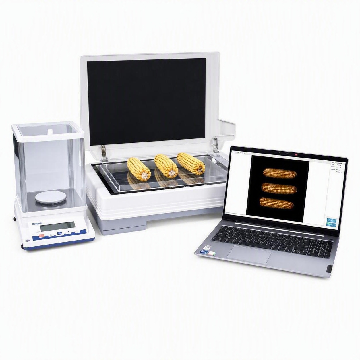 Maize Kernel Analyzer HM-KZ04 Whole Ear Corn Analysis System Hengmei Intelligent