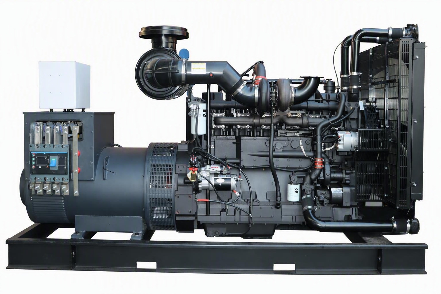 OEM Approved 24V DC Start Low Noise High Speed 500kW Cummins Kaihua Open Frame
