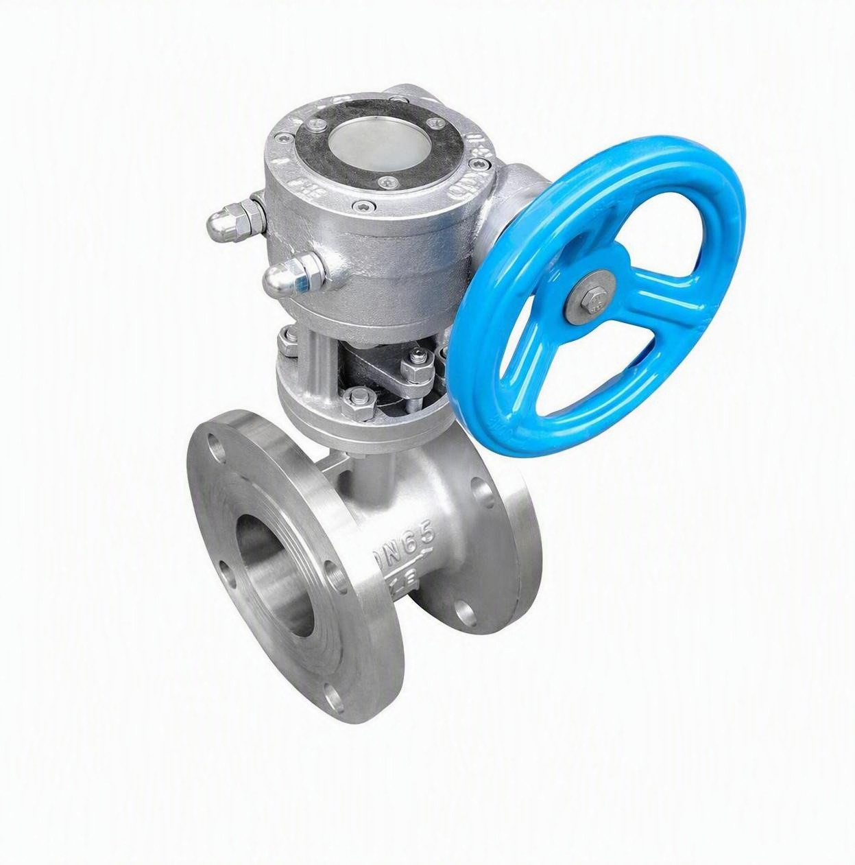 D343H-16P High Temperature Steam Metal Hard Seal Cast Steel Turbine Flanged Butterfly Valve DN100 HG