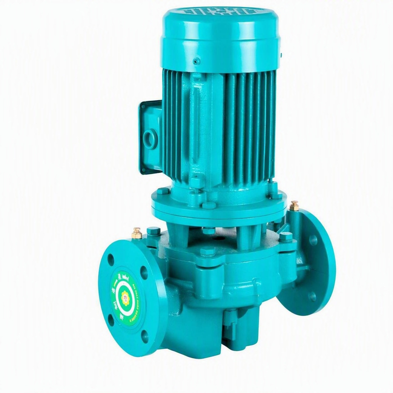 Vertical Single Stage Centrifugal Pump 50 mm Port 1.1 KW Stainless Steel Pipeline Booster